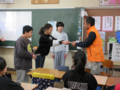 各株式会社からお礼のメッセージカードをお渡ししました。