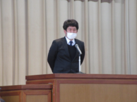 小檜山先生、子ども達の体力向上のために力を尽くしてくださり、感謝です。